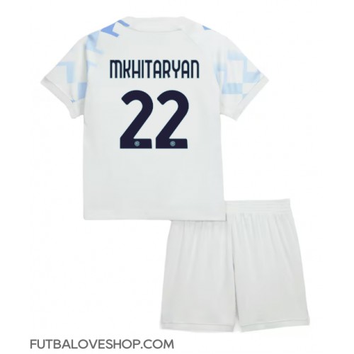 Dres Inter Milan Henrikh Mkhitaryan #22 Preč pre deti 2025-26 Krátky Rukáv (+ trenírky)